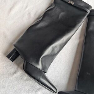 EGO Sleek Black Over the Knee Boots